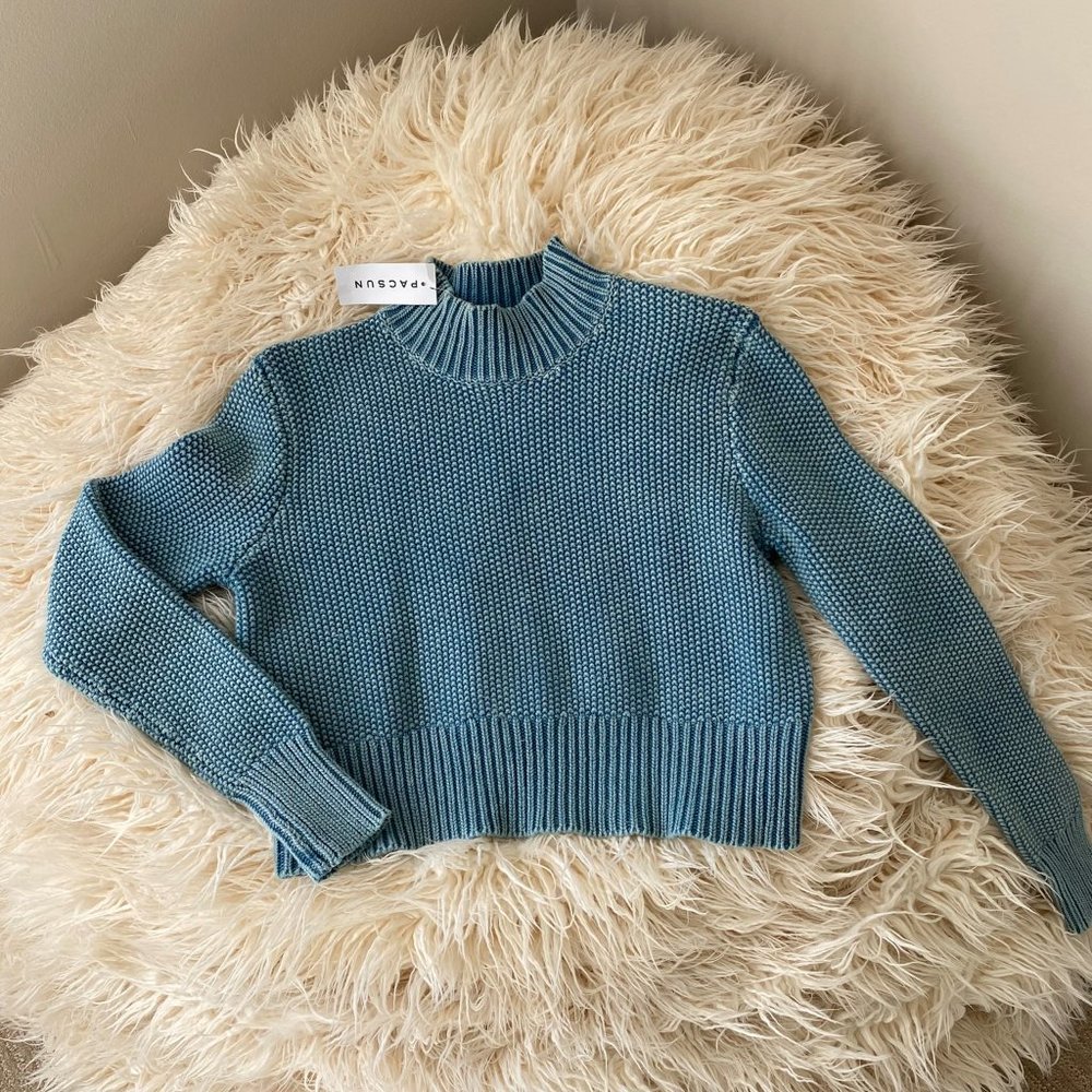 Pac Sun Turtleneck Crop Sweater